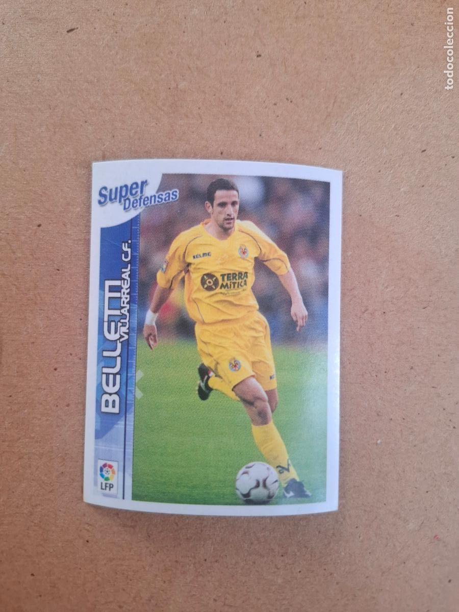Coleccionismo cromos antiguos: SUPERLIGA 2003 2004 03 04 - 10 BELLETTI - VILLARREAL CF ( NUNCA PEGADO )