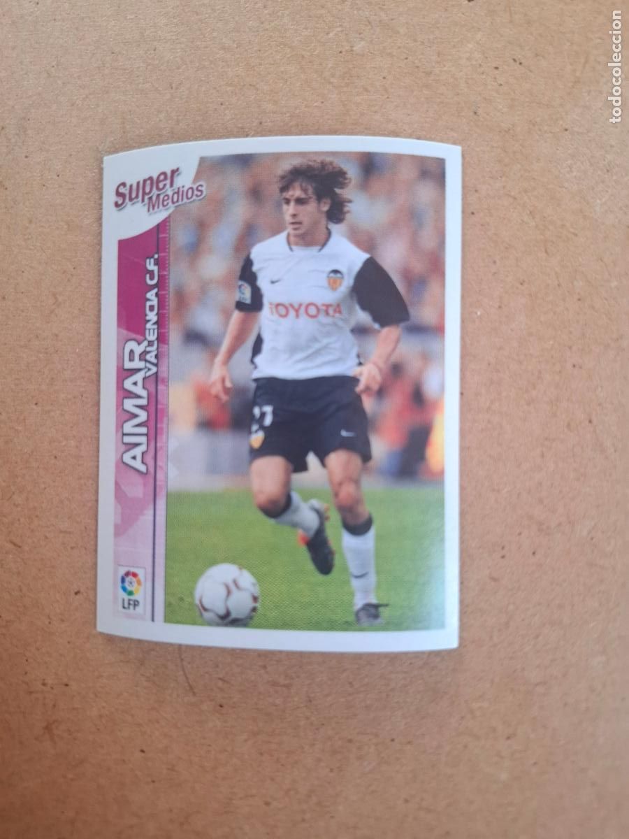 Coleccionismo cromos antiguos: SUPERLIGA 2003 2004 03 04 - 21 AIMAR - VALENCIA CF ( NUNCA PEGADO )