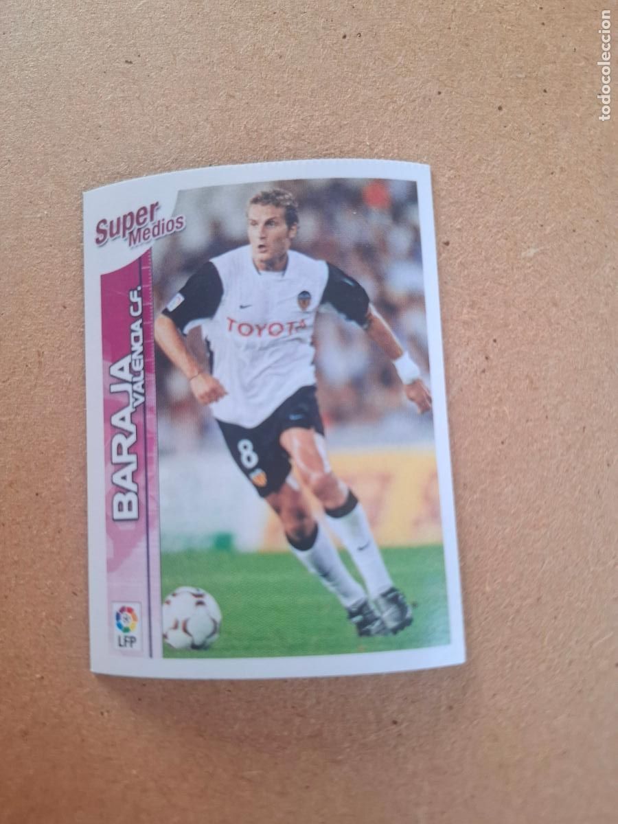 Coleccionismo cromos antiguos: SUPERLIGA 2003 2004 03 04 - 22 BARAJA - VALENCIA CF ( NUNCA PEGADO )