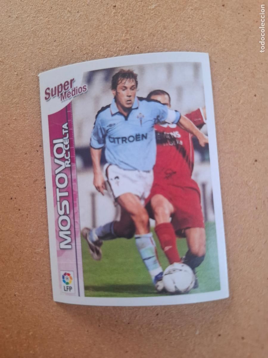 Coleccionismo cromos antiguos: SUPERLIGA 2003 2004 03 04 - 28 MOSTOVOI - R.C. CELTA ( NUNCA PEGADO )