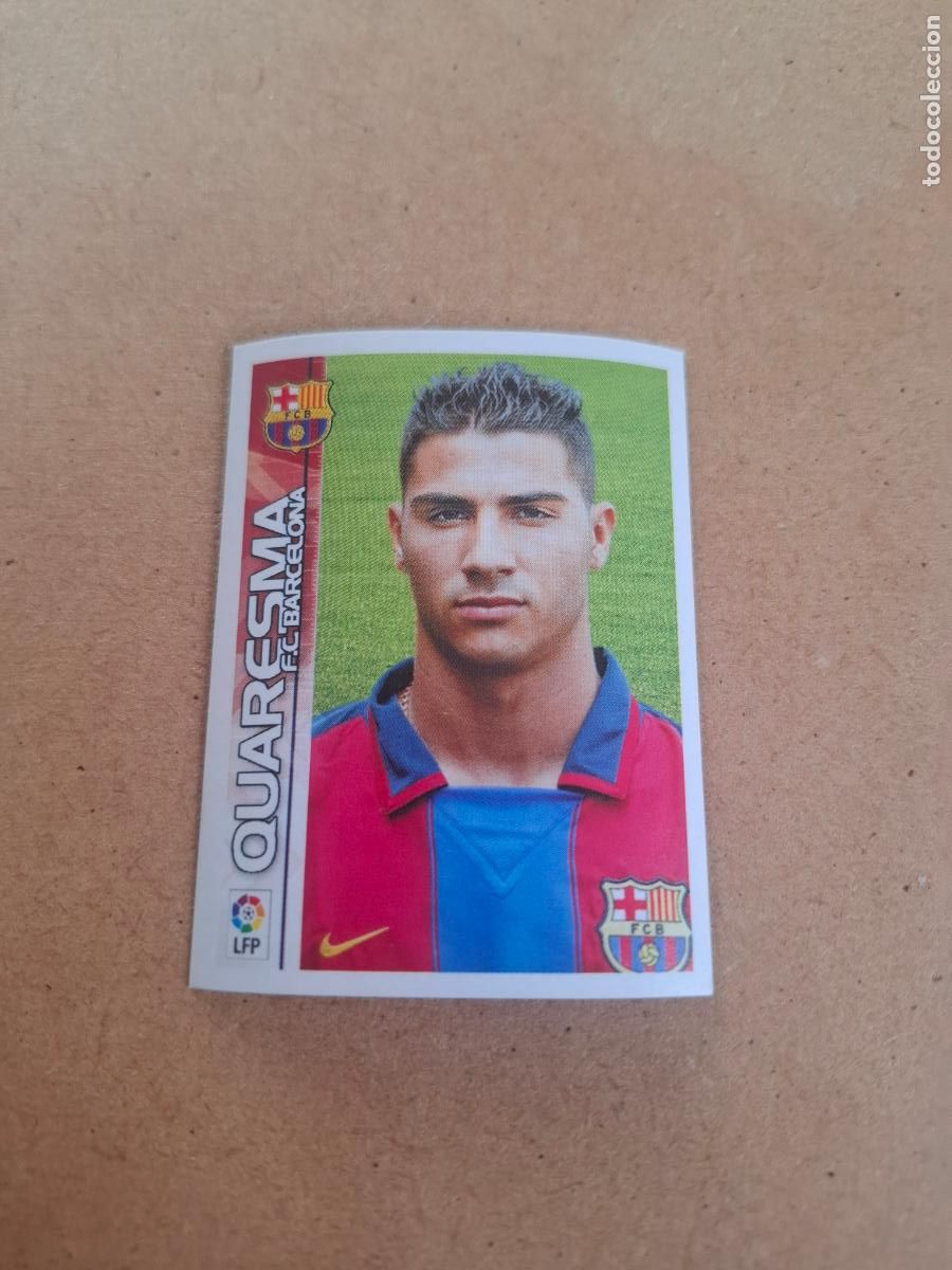 Coleccionismo cromos antiguos: SUPERLIGA 2003 2004 03 04 - 118 QUARESMA - FC. BARCELONA ( NUNCA PEGADO )