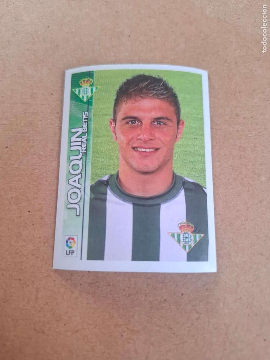 Coleccionismo cromos antiguos: SUPERLIGA 2003 2004 03 04 - 137 JOAQUIN - REAL BETIS ( NUNCA PEGADO )
