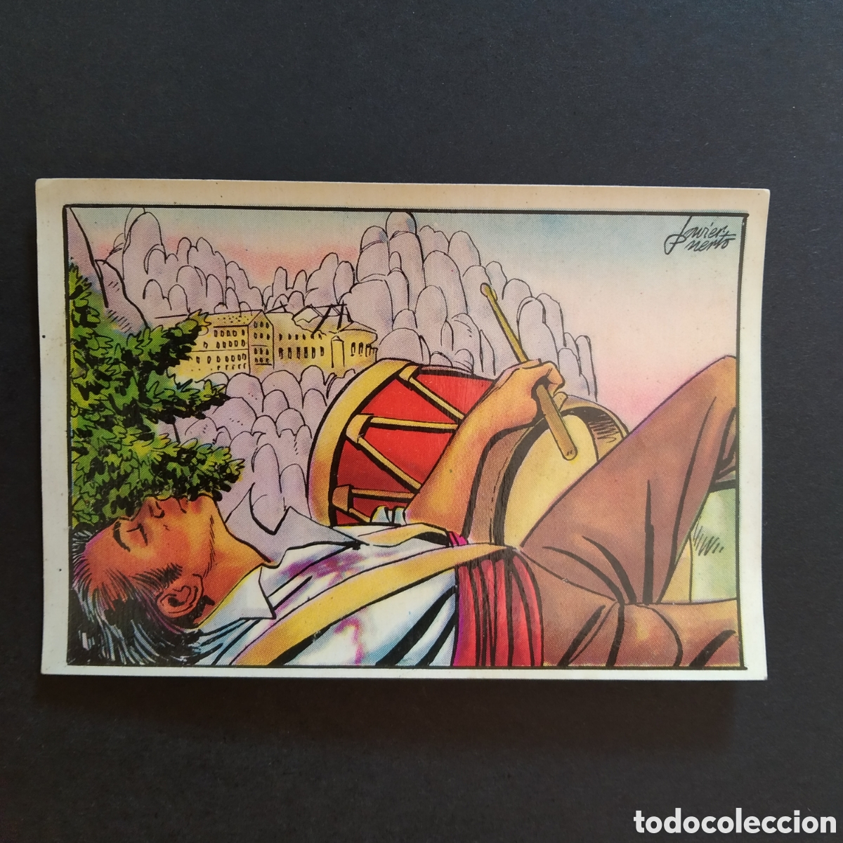 Coleccionismo cromos antiguos: CROMO - N&ordm; 127 - EL TAMBOR DEL BRUCH - CHOCOLATES OLL&Eacute; - A&Ntilde;O 1956