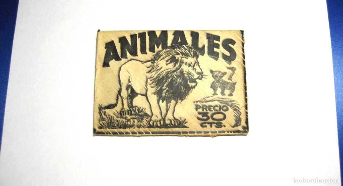 Coleccionismo cromos antiguos: Sobre de cromos ANIMALES de la editorial Fher.