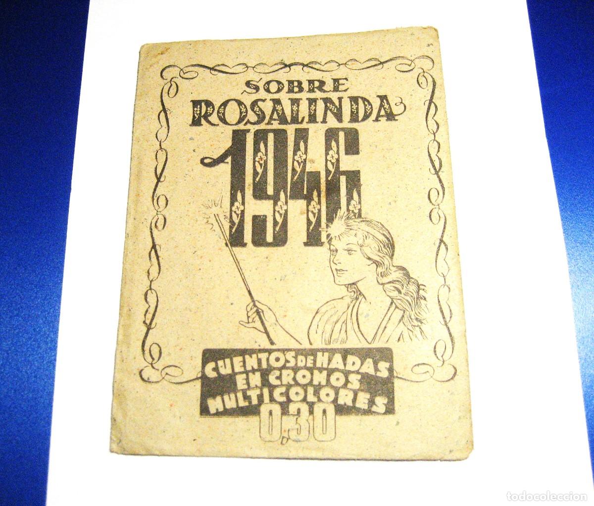 Coleccionismo cromos antiguos: Sobre de cromos ROSALINDA 1946 de la editorial Cliper.