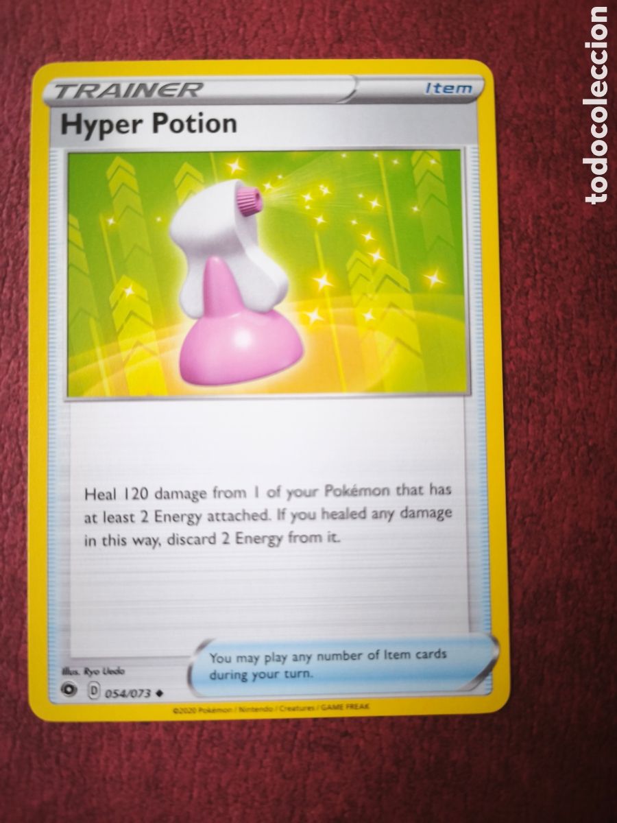 Coleccionismo cromos antiguos: Pokemon. 2020. Hyper potion #54/73. Ingl&eacute;s - Foto 1