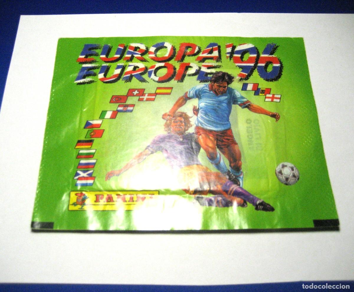 Collezionismo Figurine antiche: Sobre de cromos f&uacute;tbol Eurocopa 1996 EURO 96 de la editorial Panini.