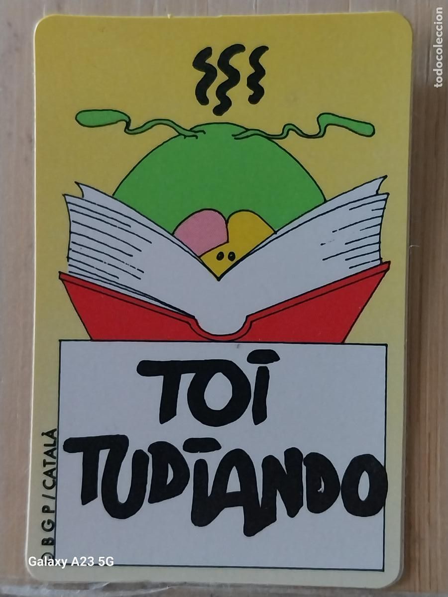 Coleccionismo cromos antiguos: BOLLYCAO TOIS BOLLY TOI TUDIANDO CROMO SIN PEGAR NUNCA ORIGINAL BE