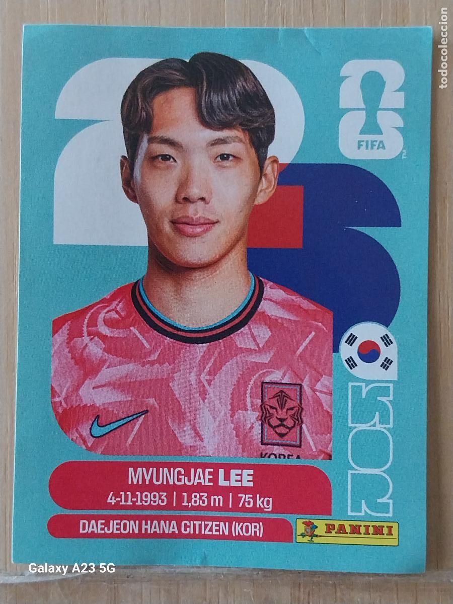 Coleccionismo cromos antiguos: MUNDIAL 2026 USA MEXICO CANADA PANINI CROMO KOR 9 LEE KOREA SIN PEGAR NUNCA ORIGINAL