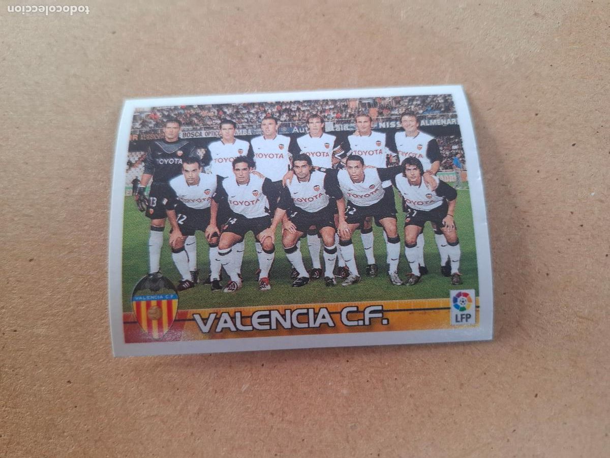 Coleccionismo cromos antiguos: SUPERLIGA 2003 2004 03 04 - 366 EQUIPO - VALENCIA CF ( NUNCA PEGADO )