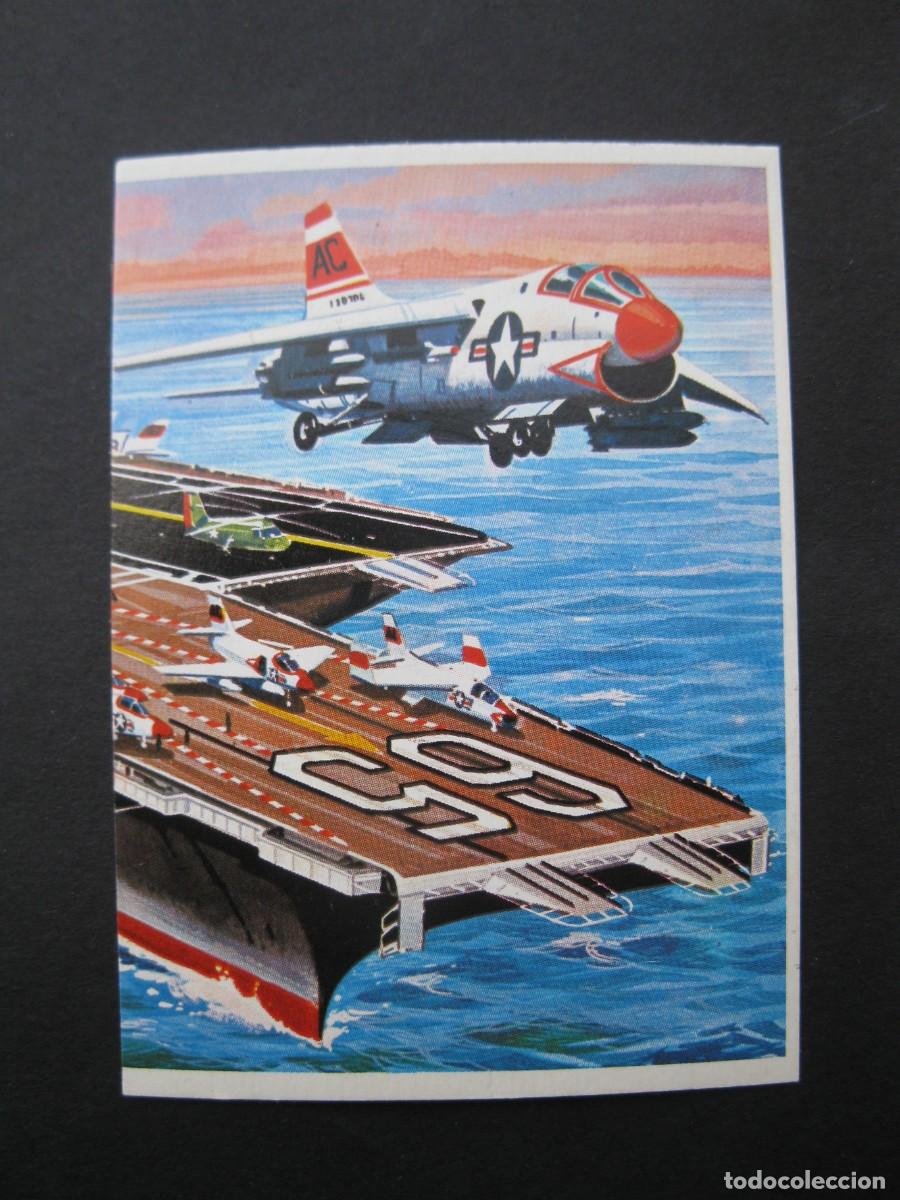 Coleccionismo cromos antiguos: T&Eacute;CNICA Y ACCI&Oacute;N - CROMO N&ordm; 120 - PORTAVIONES ENTERPRISE - EDICIONES ESTE - NUNCA PEGADO.
