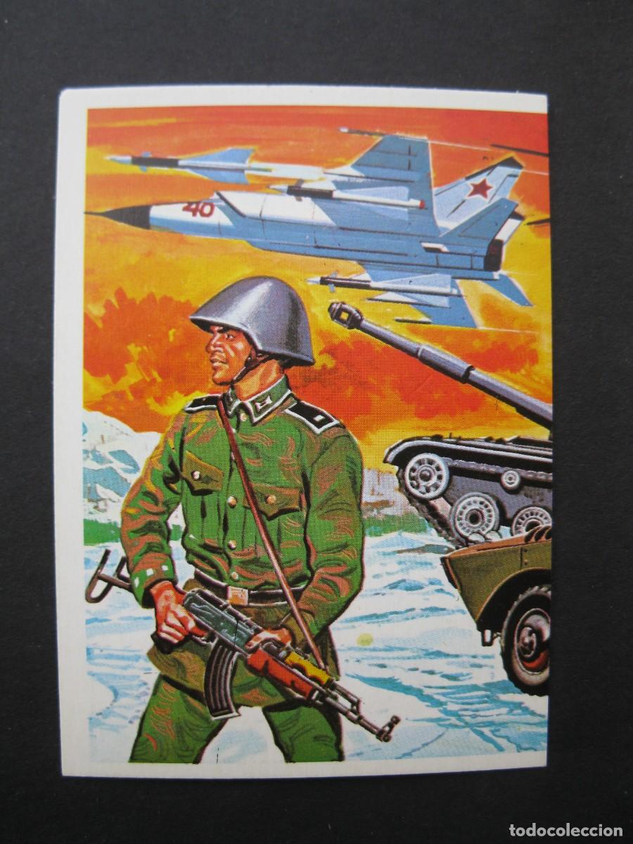Coleccionismo cromos antiguos: T&Eacute;CNICA Y ACCI&Oacute;N - CROMO N&ordm; 110 - TROPAS Y VEH&Iacute;CULOS PACTO VARSOVIA - EDICIONES ESTE - NUNCA PEGADO.