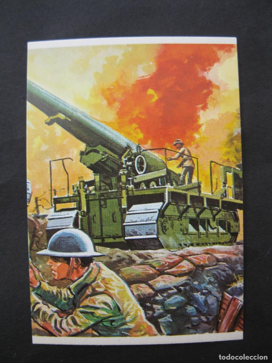 Coleccionismo cromos antiguos: T&Eacute;CNICA Y ACCI&Oacute;N - CROMO N&ordm; 67 - LA ARTILLERIA PESADA - EDICIONES ESTE - NUNCA PEGADO.