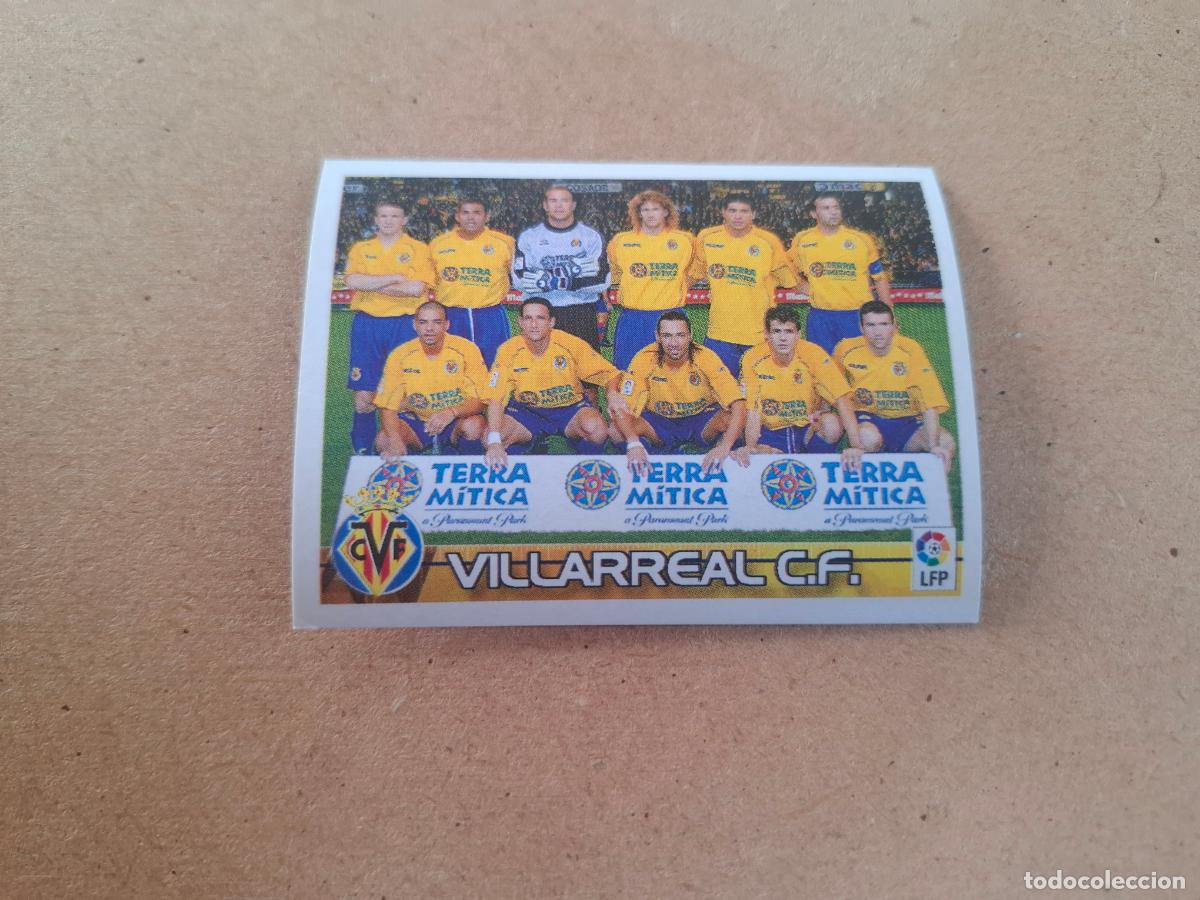 Coleccionismo cromos antiguos: SUPERLIGA 2003 2004 03 04 - 406 EQUIPO - VILLARREAL CF ( NUNCA PEGADO )
