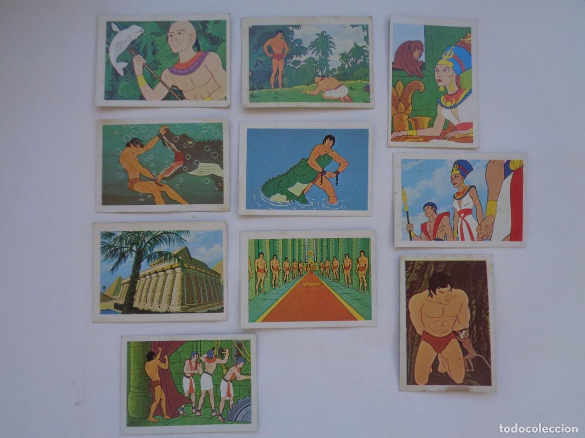 Coleccionismo cromos antiguos: LOTE DE 10 CROMOS DE LA SERIE &uml; TARZAN &uml;, DE PANRICO , 1979