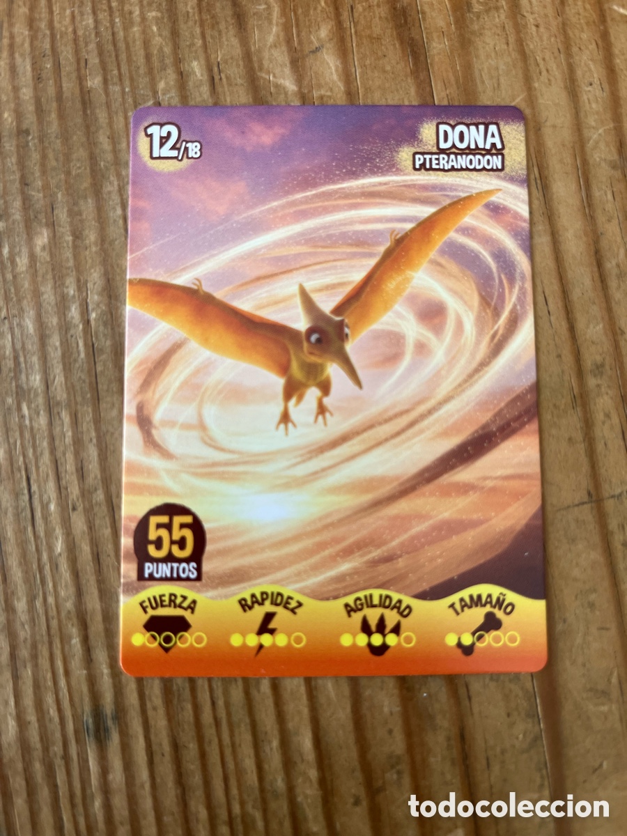 Coleccionismo cromos antiguos: R32113 CARTA CROMO EL DESIERTO INFINITO DINOSAURUS 5&ordf; EDICION CARTASAURUS # 12 DONA PTERANODON 2026