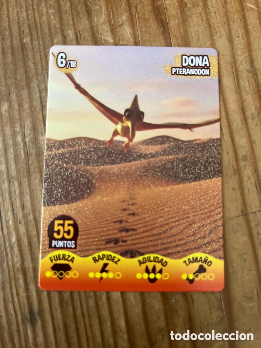 Coleccionismo cromos antiguos: R32114 CARTA CROMO EL DESIERTO INFINITO DINOSAURUS 5&ordf; EDICION CARTASAURUS # 6 DONA PTERANODON 2026