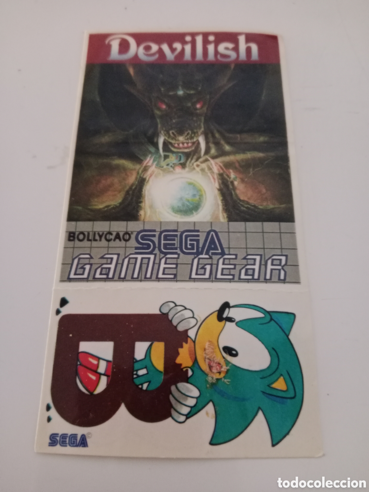 Coleccionismo cromos antiguos: Bollycao Sega Mega Drive cromo de la colecci&oacute;n a&ntilde;o 1992
