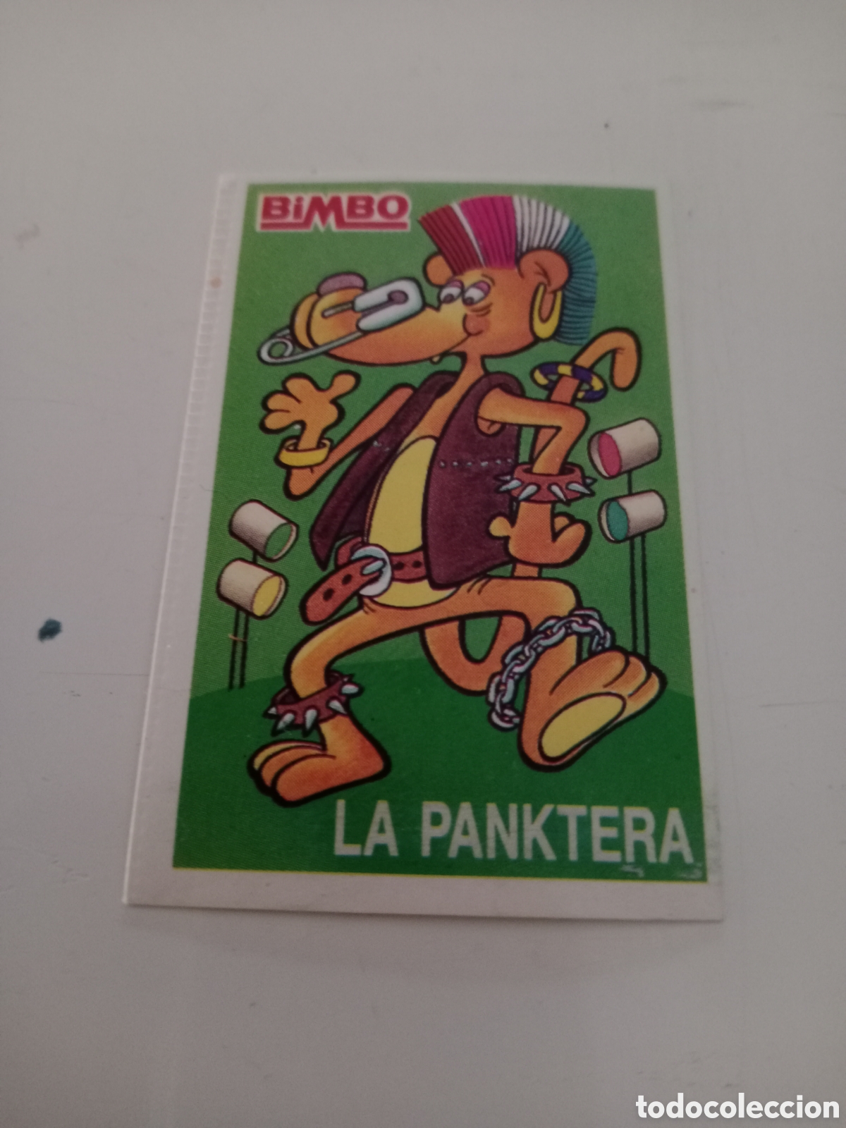 Coleccionismo cromos antiguos: Bimbo cromo de la colecci&oacute;n Los Animalocos n&uacute;mero 5 La Panktera