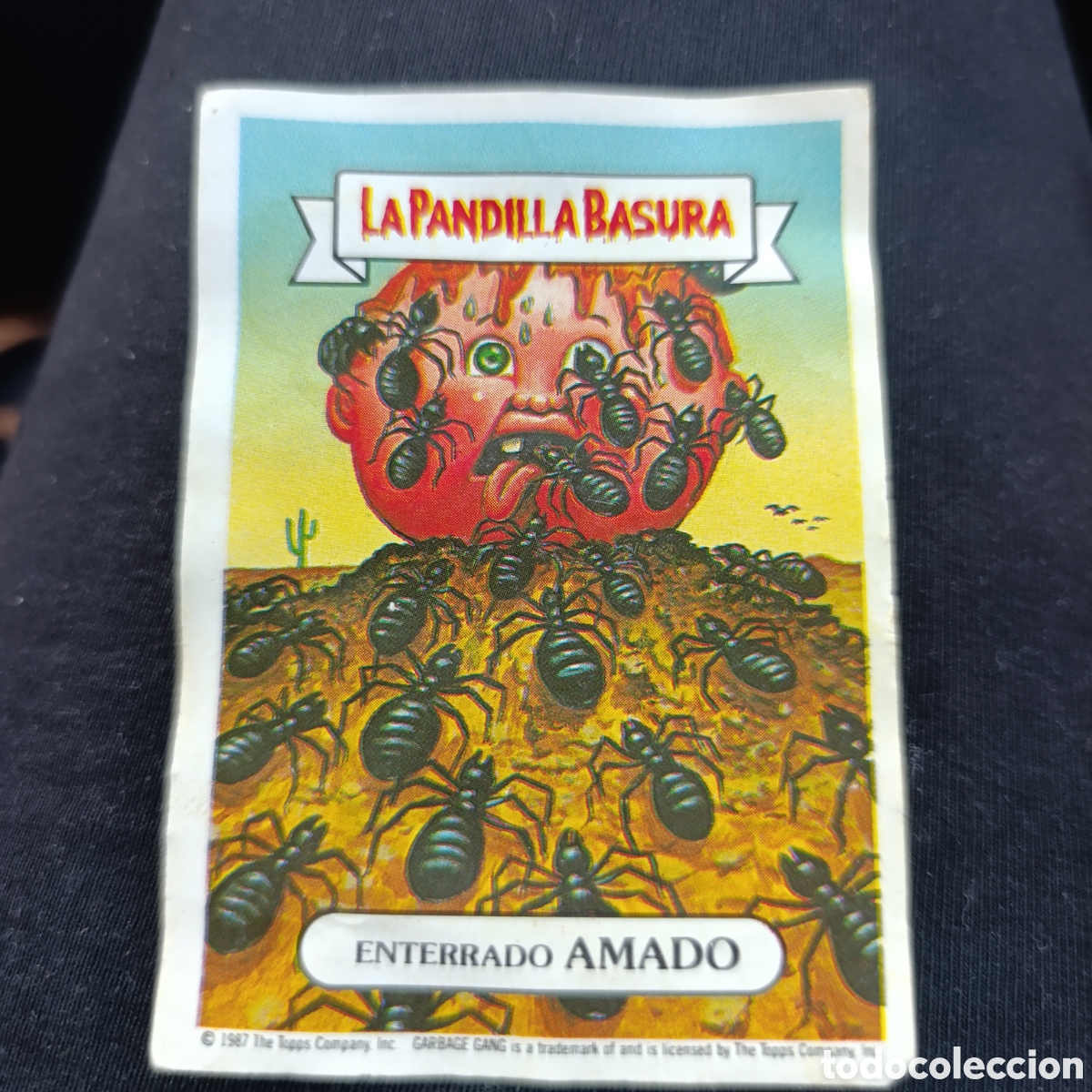 Coleccionismo cromos antiguos: Cromo La Pandilla Basura N&ordm; 245 - Enterrado Amado (Topps 1987)