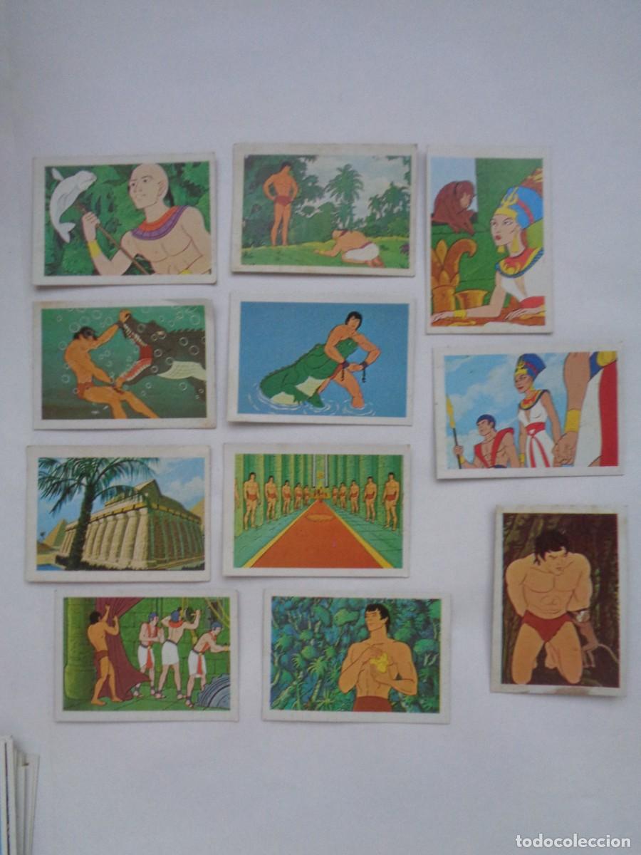 Collectable Antique Stickers: LOTE DE 11 CROMOS DE LA SERIE &uml; TARZAN &uml;, DE PANRICO , 1979