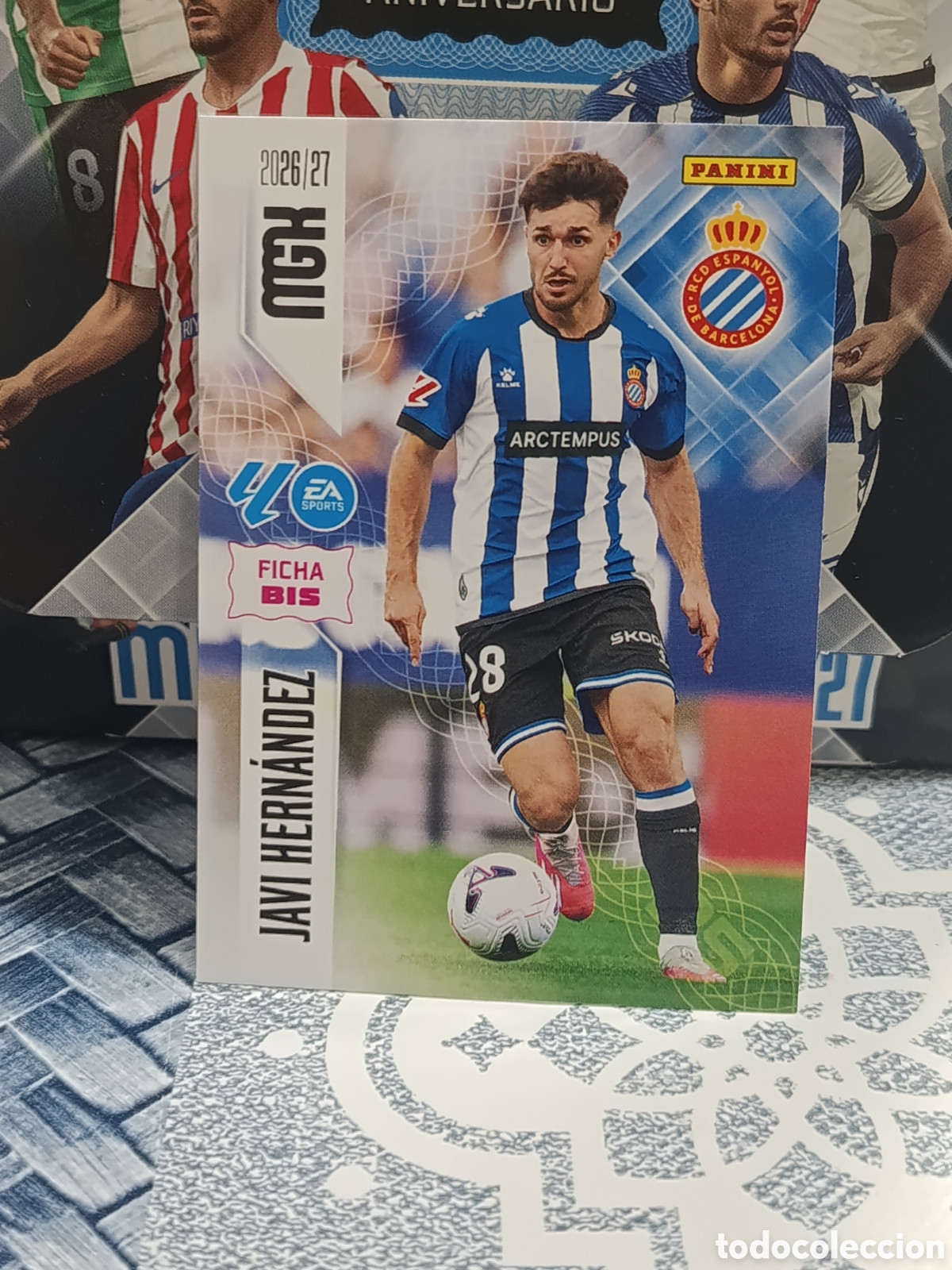 Collezionismo Figurine antiche: JAVI HERNANDEZ RCD ESPA&Ntilde;OL ESPANYOL N&ordm; 175 BIS FICHA BIS MGK 26 27 2026 2027 PANINI