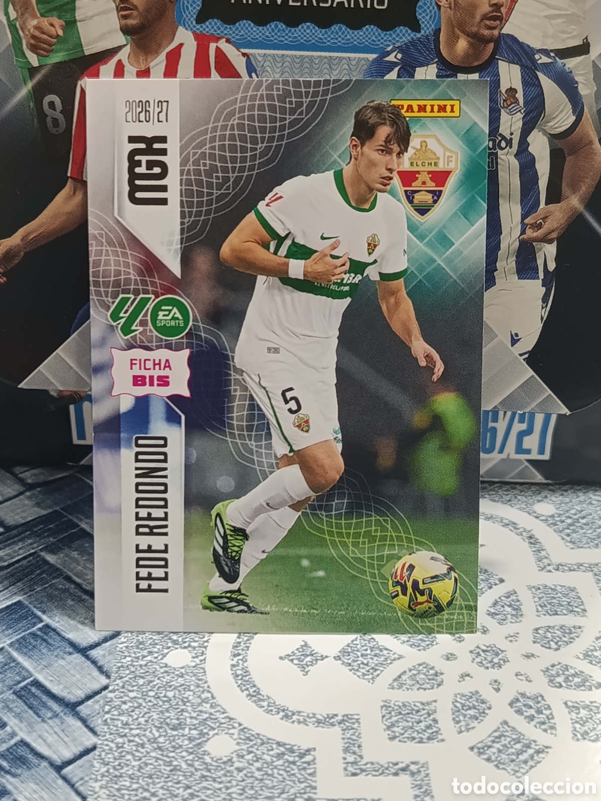 Collezionismo Figurine antiche: FEDE REDONDO ELCHE N&ordm; 152 BIS FICHA BIS MGK 26 27 2026 2027 PANINI