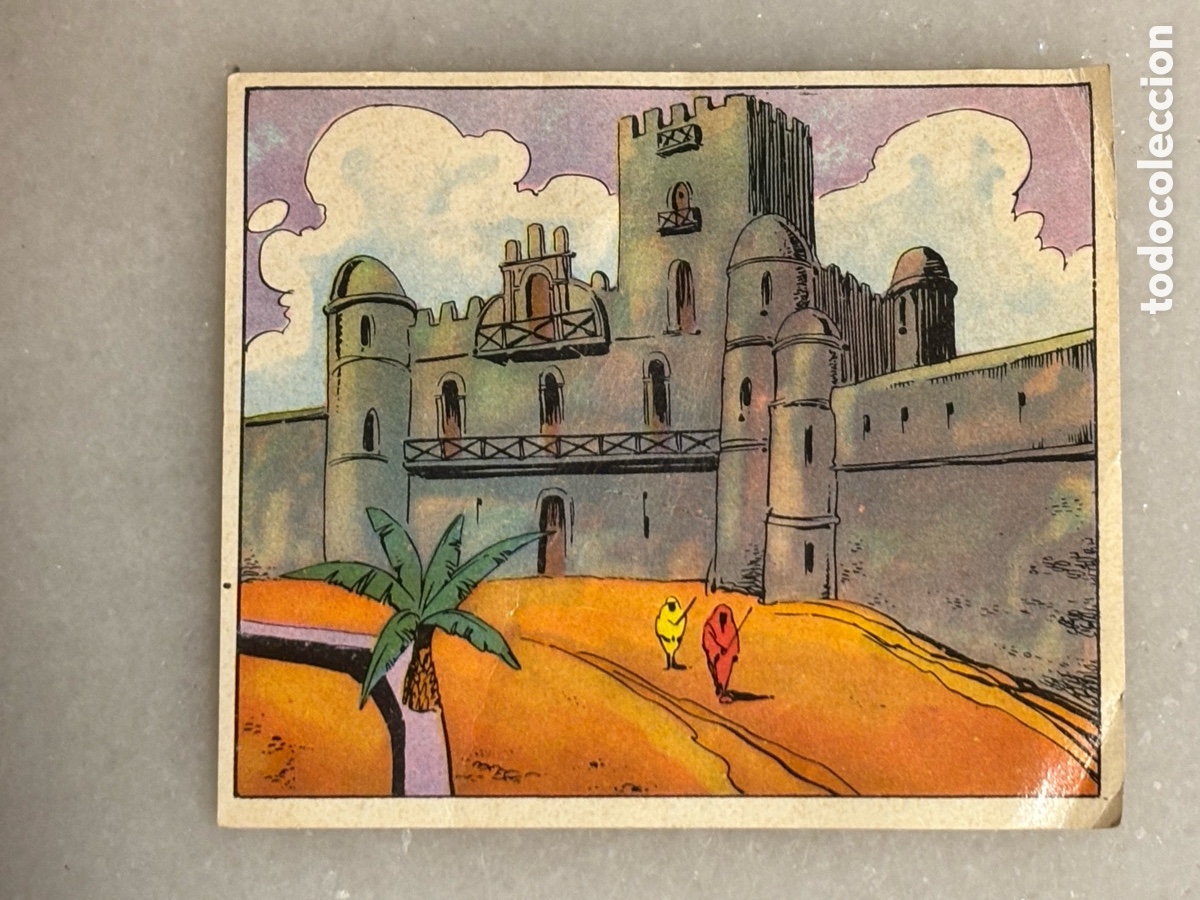 Coleccionismo cromos antiguos: Lote privado, un cromo de &Aacute;frica y sus habitantes Maga