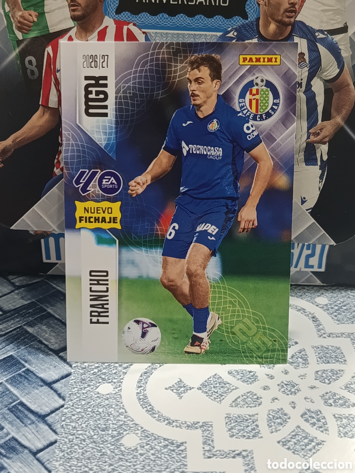 Collectionnisme Cartes &agrave; collectionner anciennes: FRANCHO GETAFE N&ordm; 479 NUEVO FICHAJE MGK 26 27 2026 2027 PANINI