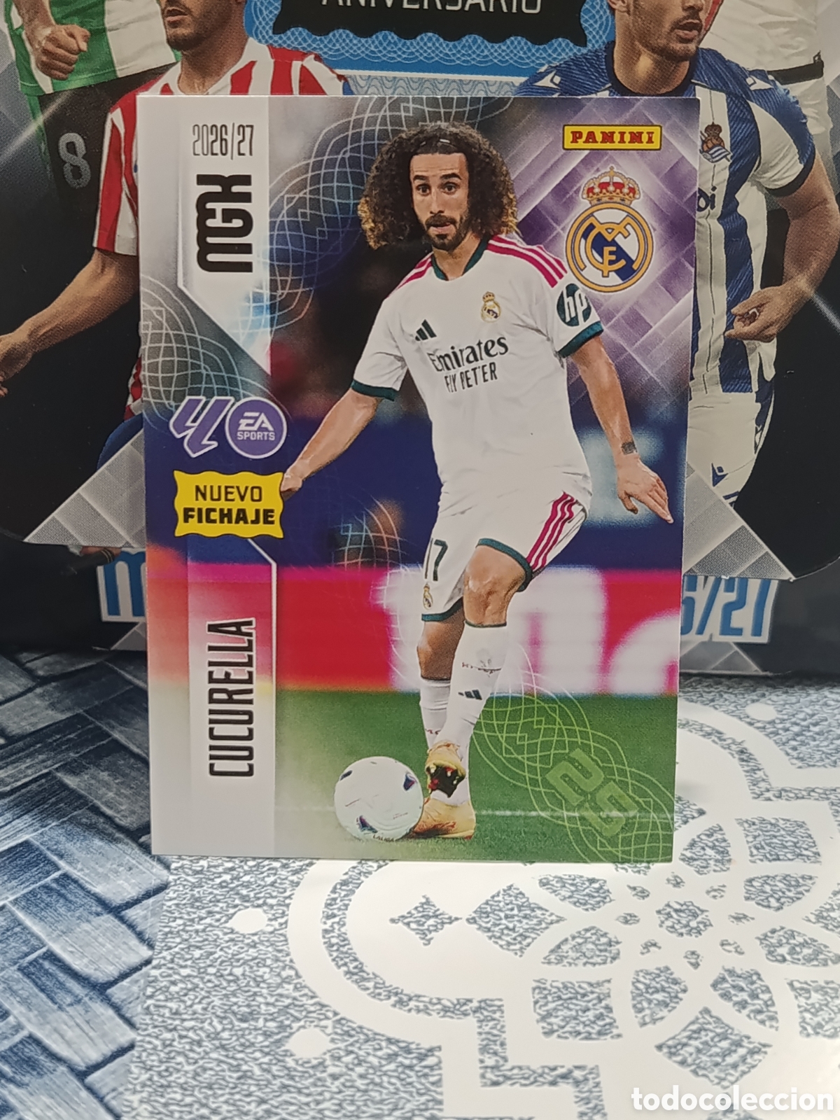 Collectable Antique Stickers: CUCURELLA REAL MADRID N&ordm; 451 NUEVO FICHAJE MGK 26 27 2026 2027 PANINI