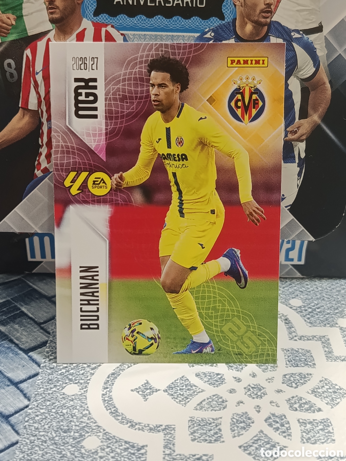 Coleccionismo cromos antiguos: BUCHANAN VILLARREAL N&ordm; 374 MGK 26 27 2026 2027 PANINI