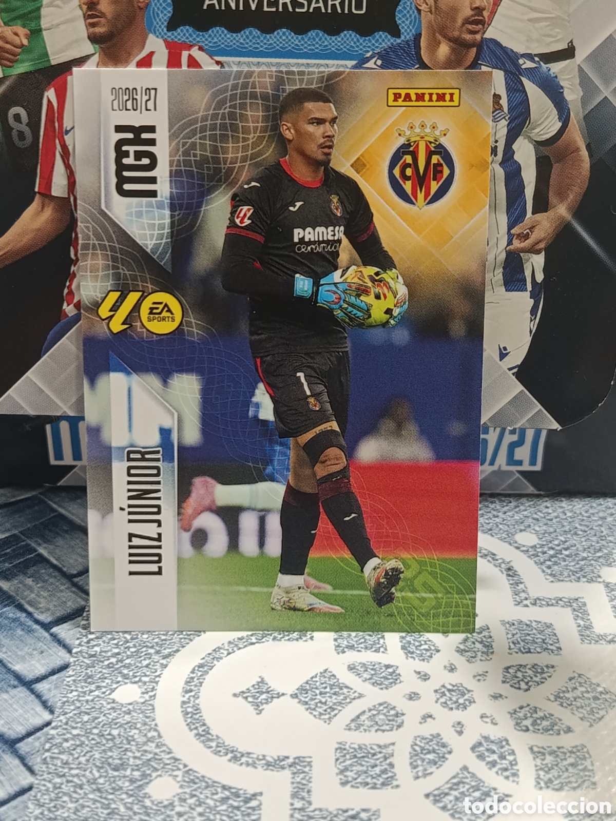 Coleccionismo cromos antiguos: LUIZ JUNIOR VILLARREAL N&ordm; 362 MGK 26 27 2026 2027 PANINI
