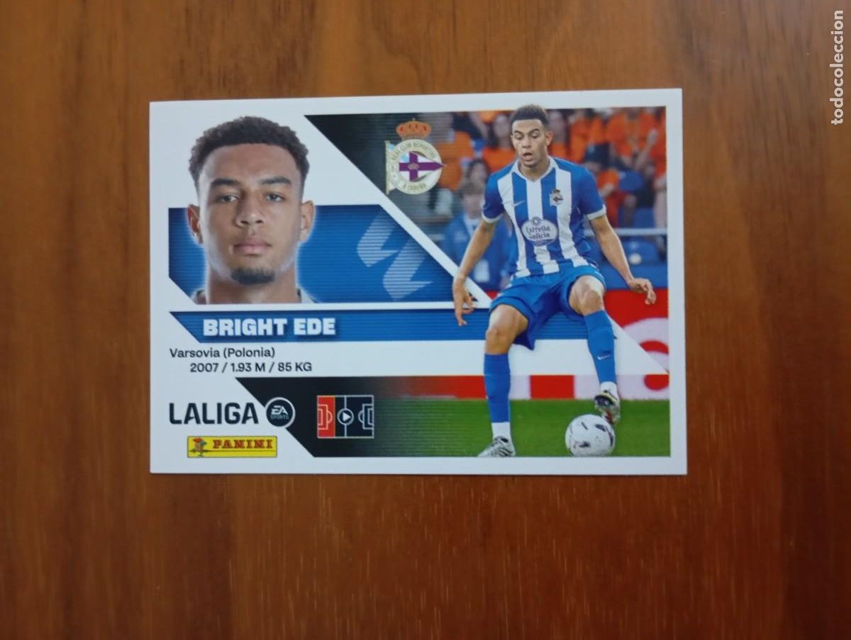 Coleccionismo cromos antiguos: CROMO. BRIGHT EDE. FC DEPORTIVO. COLOCA. LIGA ESTE 26 2027