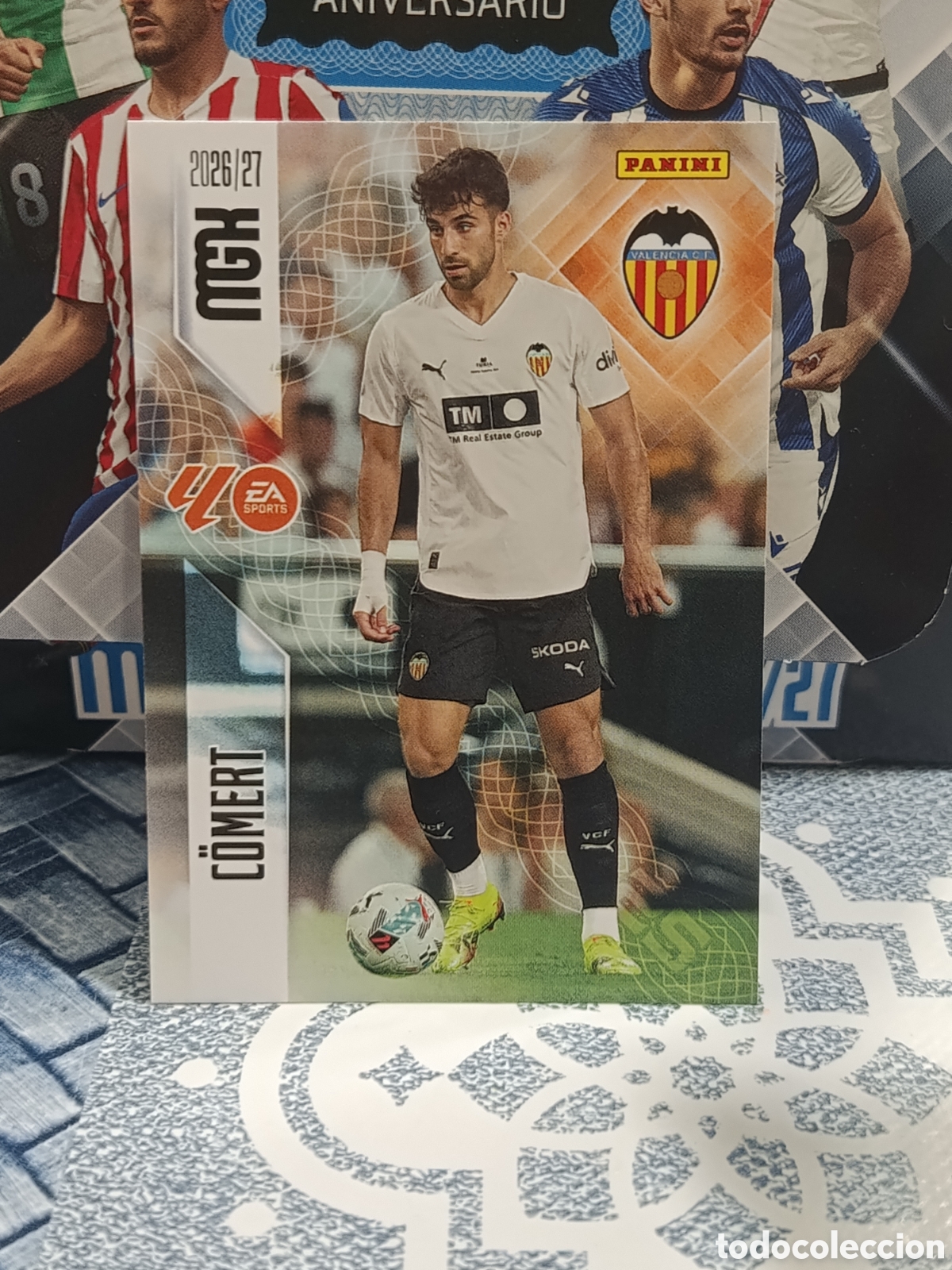 Coleccionismo cromos antiguos: COMERT VALENCIA N&ordm; 350 MGK 26 27 2026 2027 PANINI