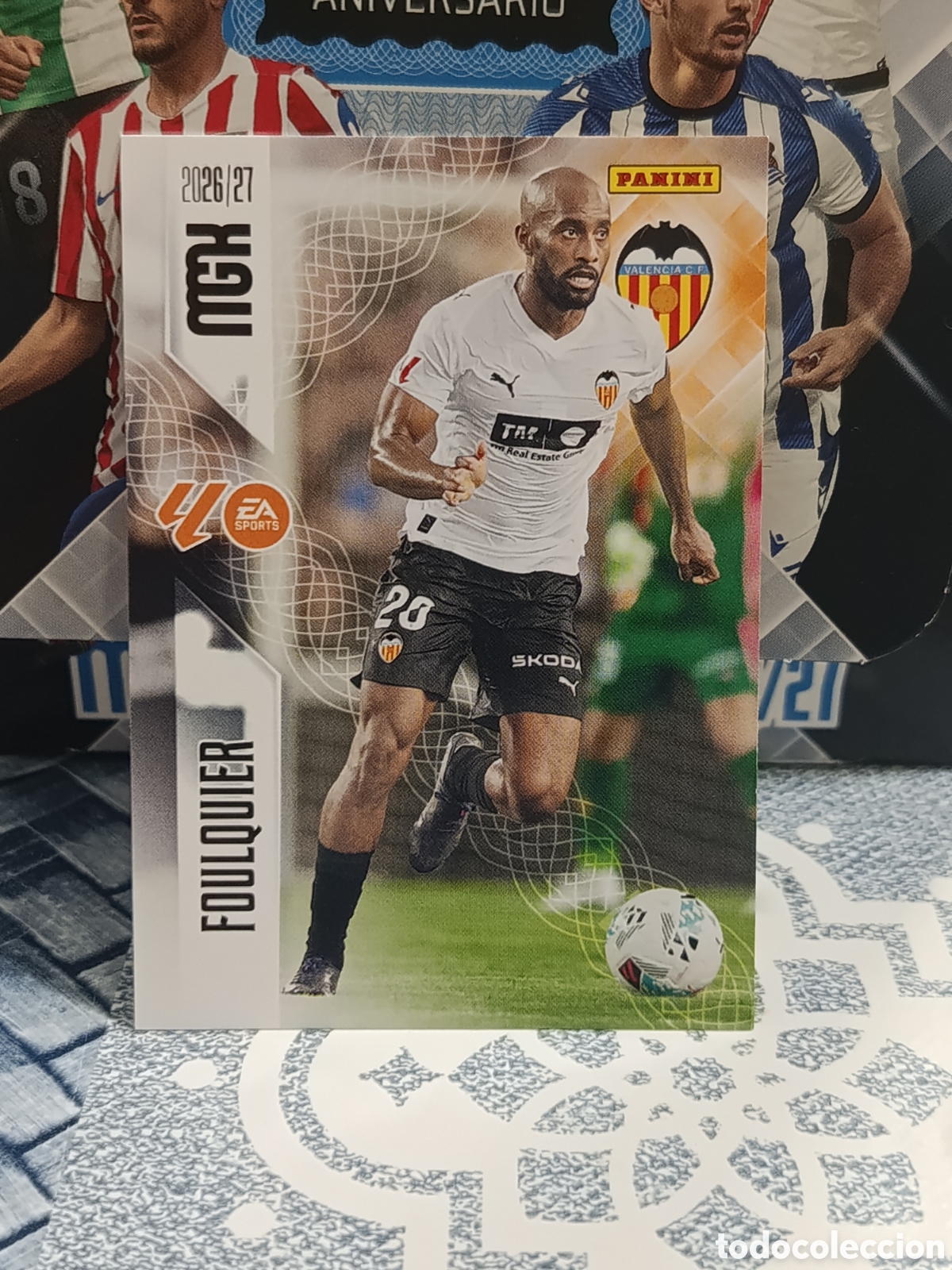Coleccionismo cromos antiguos: FOULQUIER VALENCIA N&ordm; 346 MGK 26 27 2026 2027 PANINI