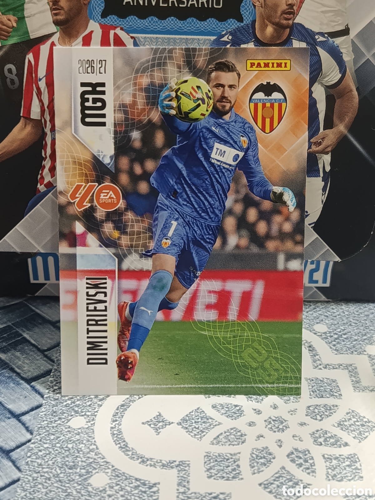 Coleccionismo cromos antiguos: DIMITRIEVSKI VALENCIA N&ordm; 344 MGK 26 27 2026 2027 PANINI