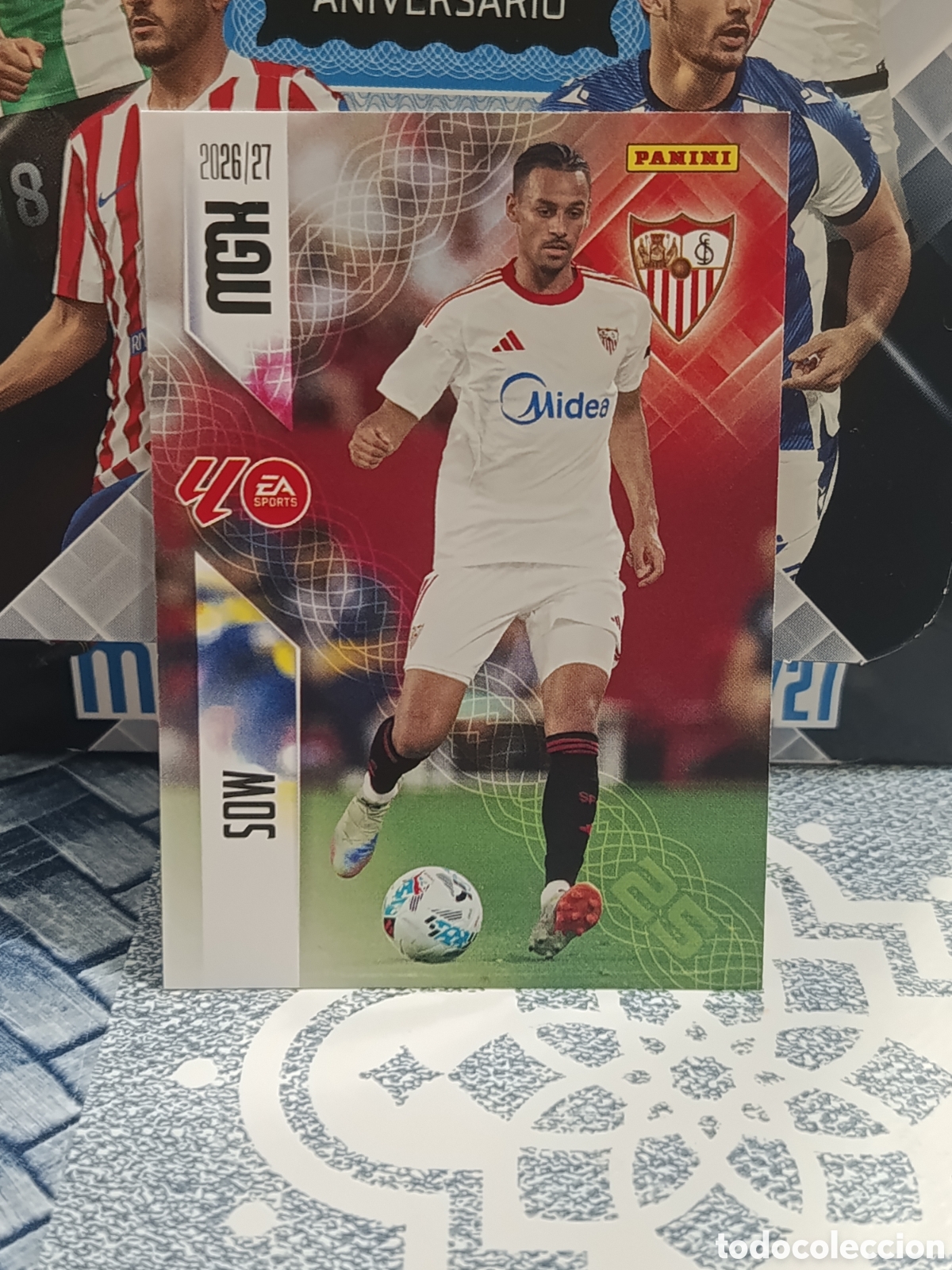 Coleccionismo cromos antiguos: SOW SEVILLA N&ordm; 336 MGK 26 27 2026 2027 PANINI