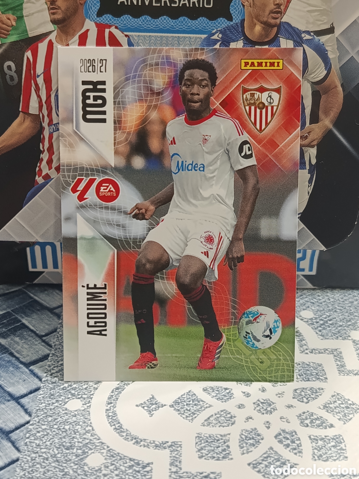 Coleccionismo cromos antiguos: AGOUME SEVILLA N&ordm; 335 MGK 26 27 2026 2027 PANINI