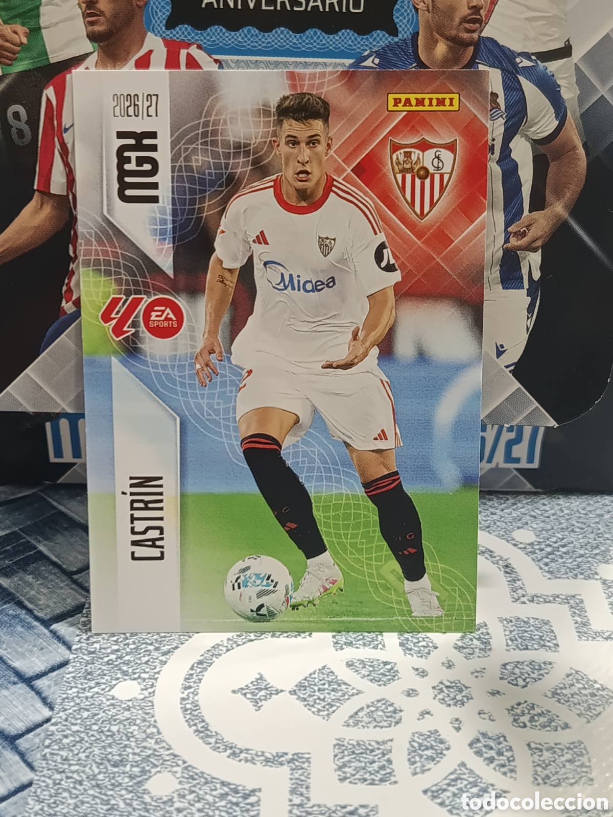Coleccionismo cromos antiguos: CASTRIN SEVILLA N&ordm; 332 MGK 26 27 2026 2027 PANINI