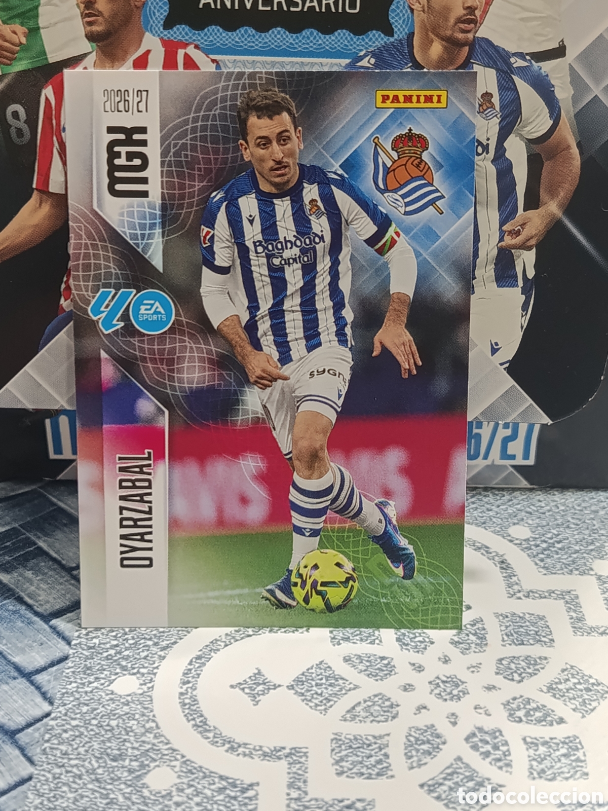 Coleccionismo cromos antiguos: OYARZABAL REAL SOCIEDAD N&ordm; 324 MGK 26 27 2026 2027 PANINI
