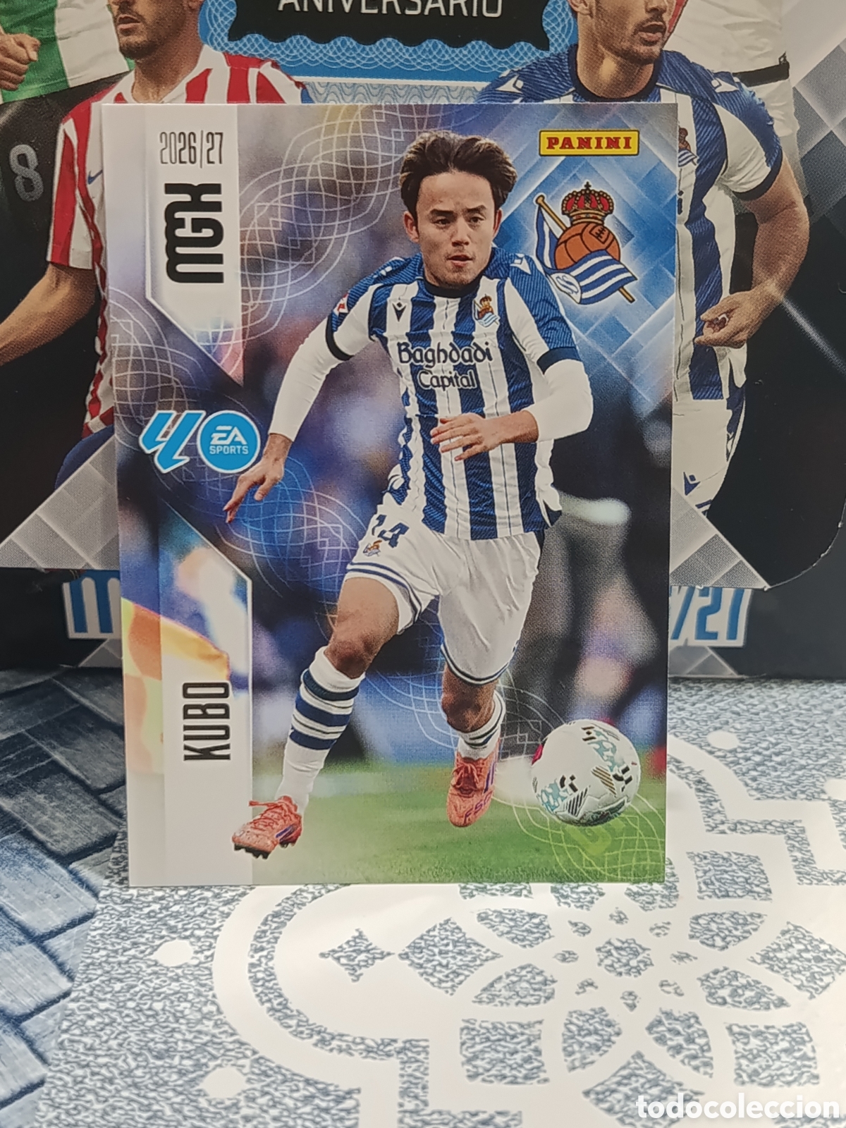 Coleccionismo cromos antiguos: KUBO REAL SOCIEDAD N&ordm; 323 MGK 26 27 2026 2027 PANINI