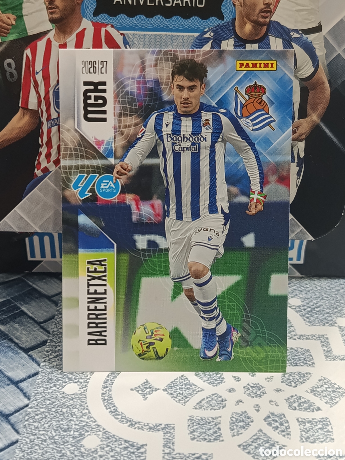 Coleccionismo cromos antiguos: BARRENETXEA REAL SOCIEDAD N&ordm; 321 MGK 26 27 2026 2027 PANINI