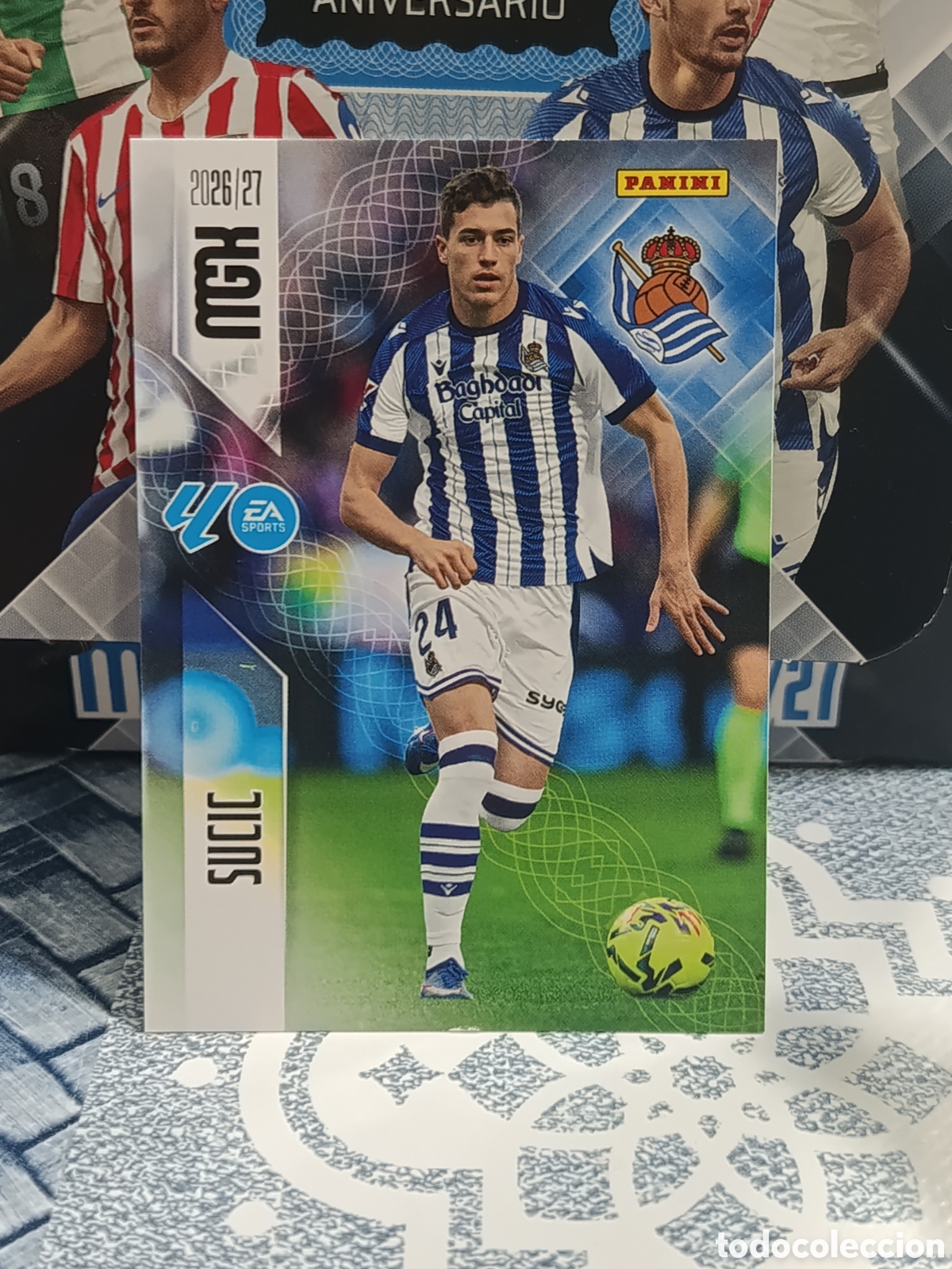 Coleccionismo cromos antiguos: SUCIC REAL SOCIEDAD N&ordm; 320 MGK 26 27 2026 2027 PANINI