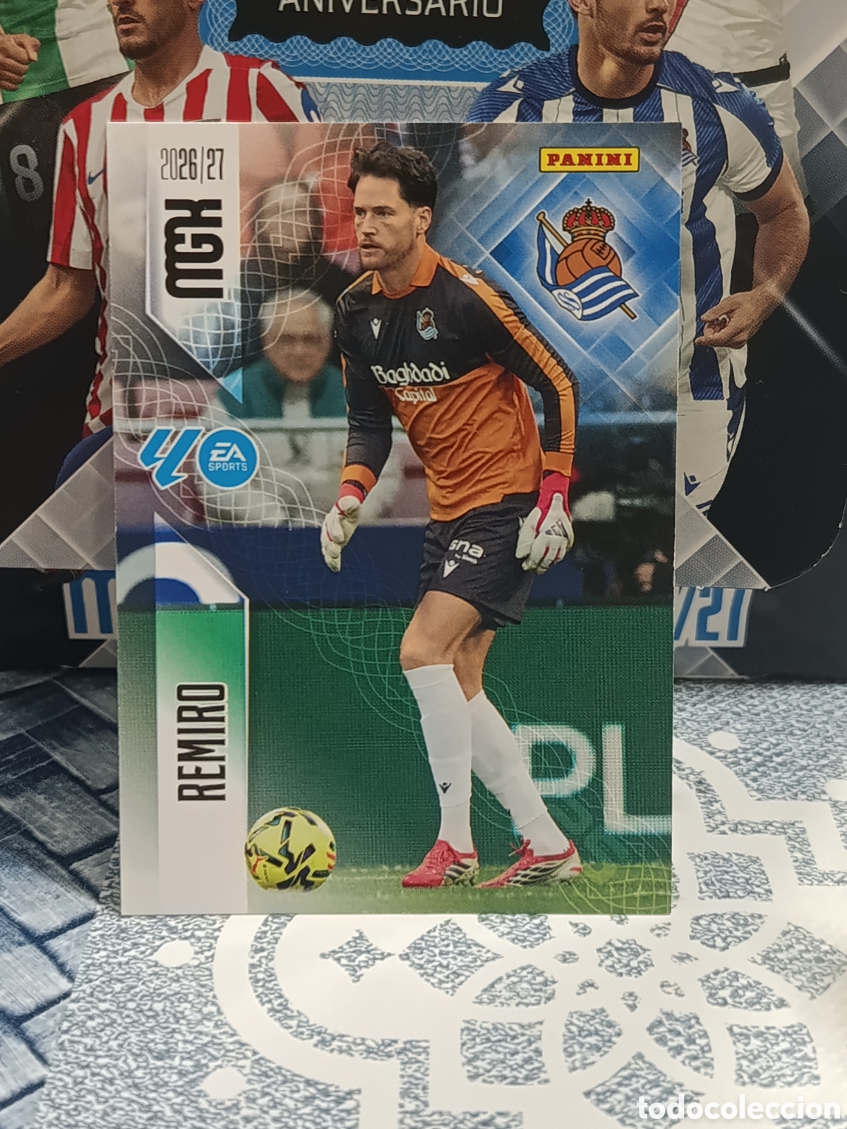 Coleccionismo cromos antiguos: REMIRO REAL SOCIEDAD N&ordm; 308 MGK 26 27 2026 2027 PANINI