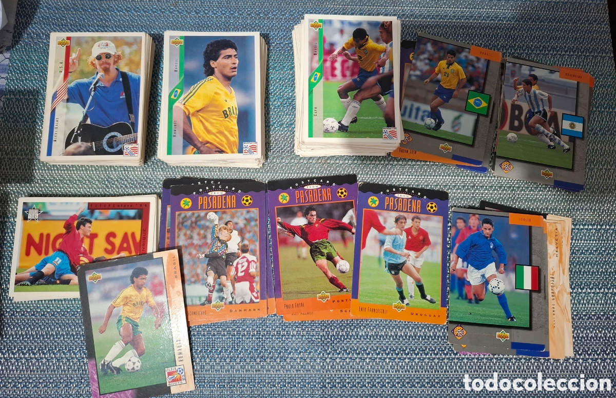 Coleccionismo cromos antiguos: Lote 213 cartas sin repetir upper deck usa 94
