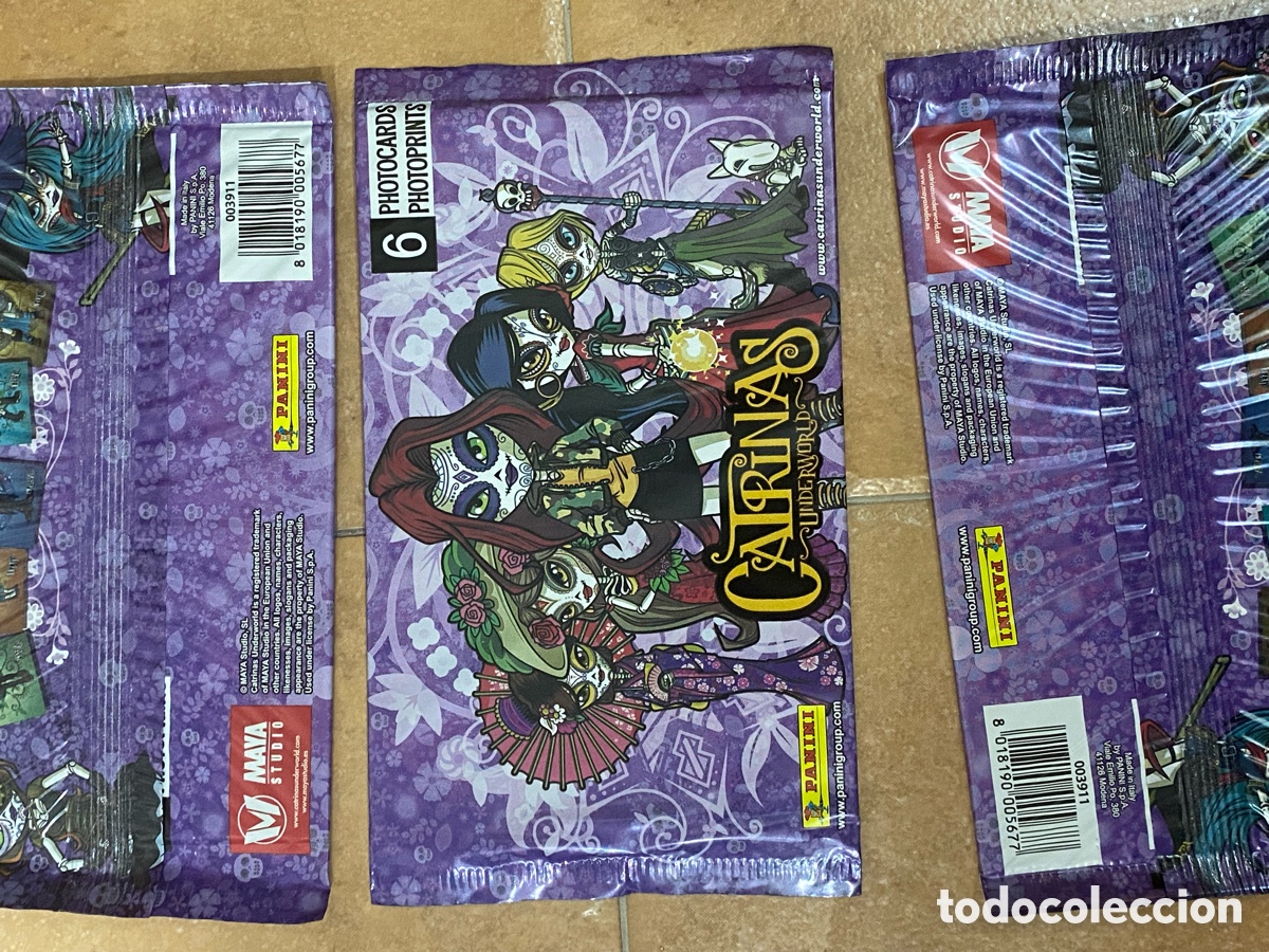Coleccionismo cromos antiguos: Lote de sobres sin abrir catrinas - Foto 4