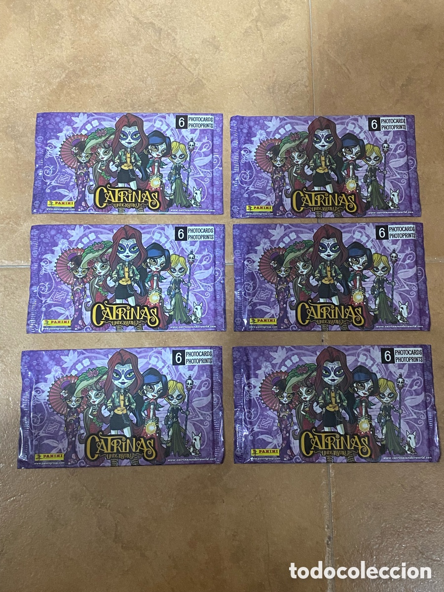 Coleccionismo cromos antiguos: Lote de sobres sin abrir catrinas