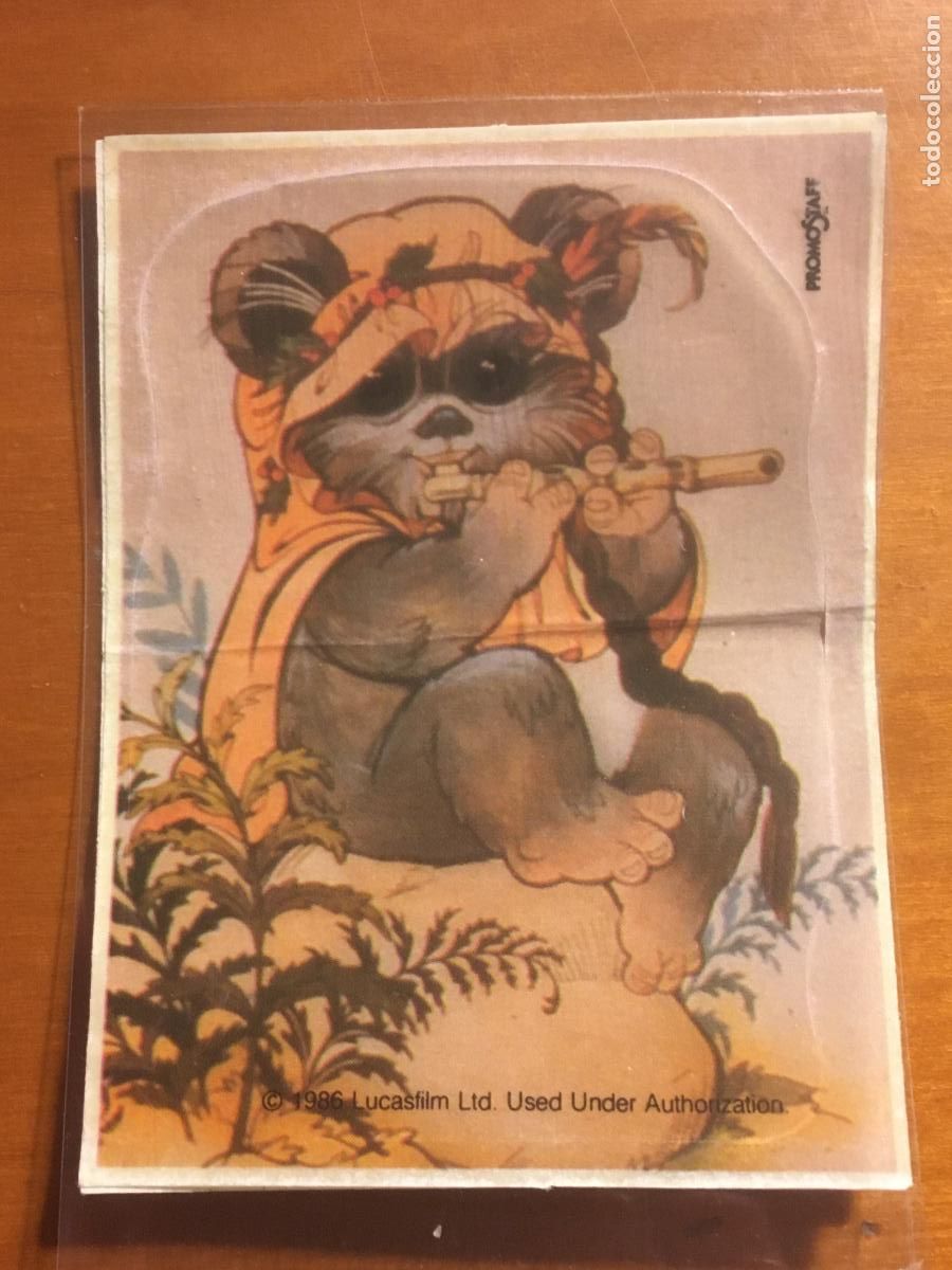 Collectionnisme Cartes &agrave; collectionner anciennes: panrico ewoks droids star wars cromo original nunca pegado perfecto estado