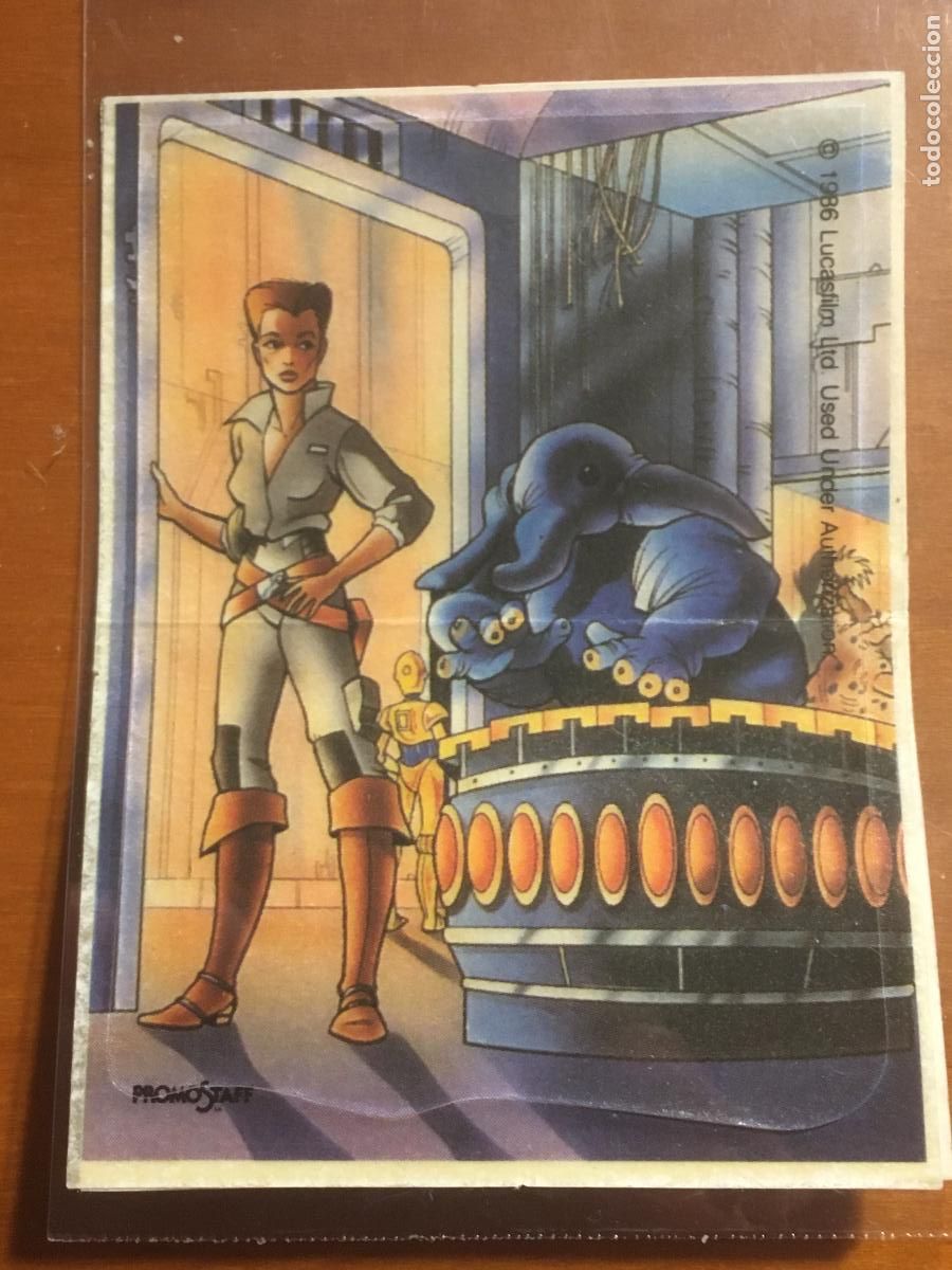 Collectionnisme Cartes &agrave; collectionner anciennes: panrico ewoks droids star wars cromo original nunca pegado perfecto estado