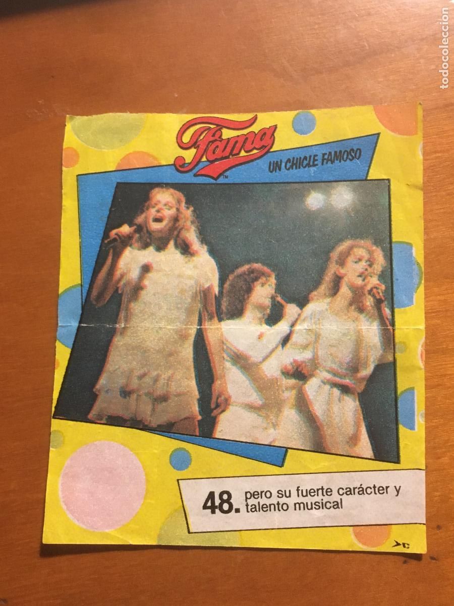 Collectionnisme Cartes &agrave; collectionner anciennes: fama cromo chicle n&ordm; 48 cromo original nunca pegado